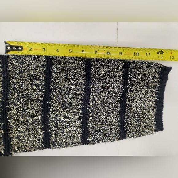 NWT nthropologie HWR Tinsel Striped Sweater SIZE LARGE - Picture 10 of 10